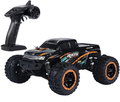 RC Monster Truck black orange racing design top view