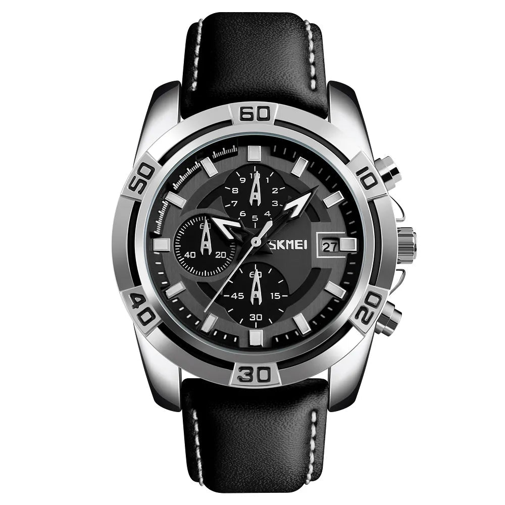 SKMEI Square Sport Watch Orange feature set diagram showing all buttons