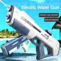 Electric Water Gun white with LED lights and box