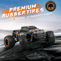 RC Monster Truck specifications and feature highlights infographic