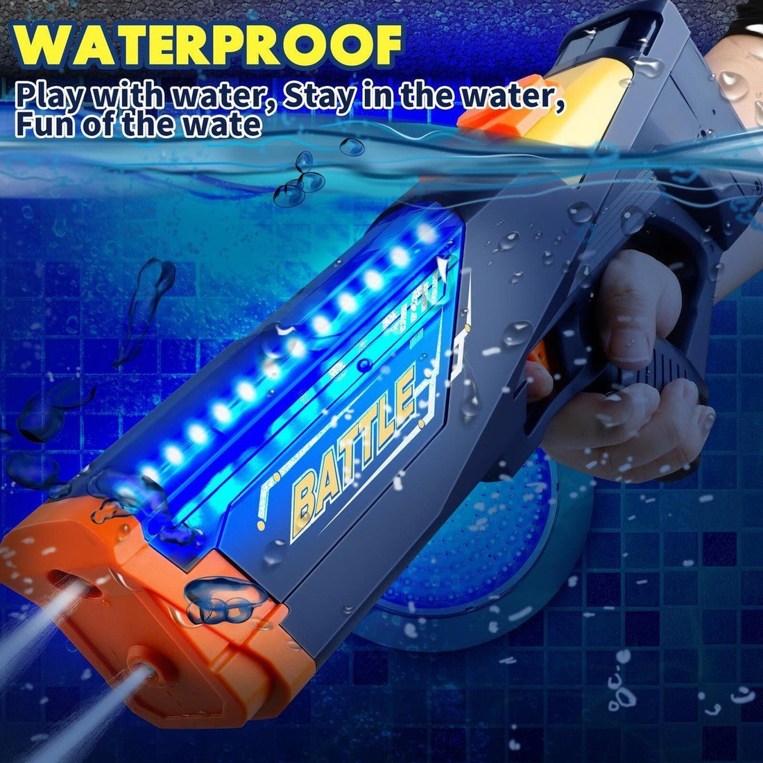 Battle Summer Warrior Electric Water Blaster large capacity battery 30 minutes continuous use