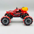 RC Superfine Racer Spray Climbing Car yellow spray cannon close-up