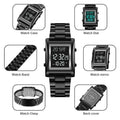SKMEI 1812 Black Digital Watch on wrist lifestyle shot