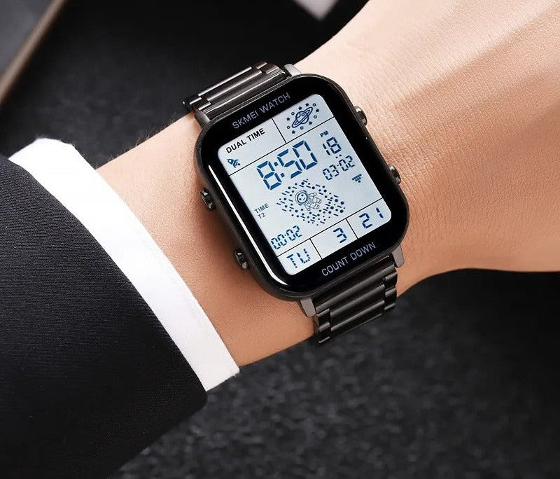 SKMEI digital watch black in gift box