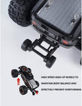 RC Monster Truck high speed head wheel anti-rollover system close-up