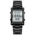 SKMEI 1812 Rose Gold Rectangle Digital Watch front view