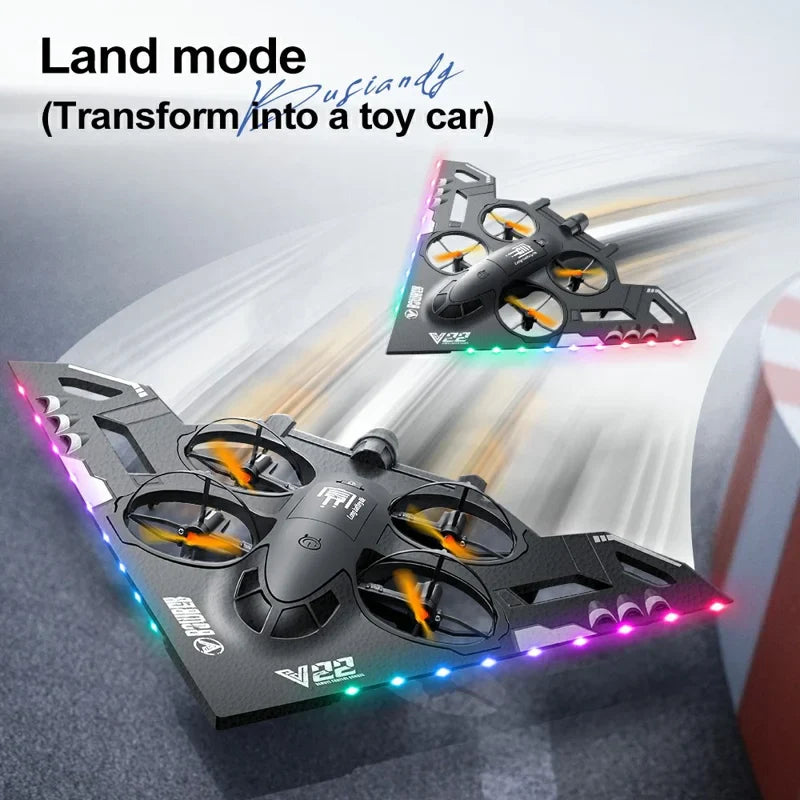 RC B2 Bomber Drone V22 RGB lights