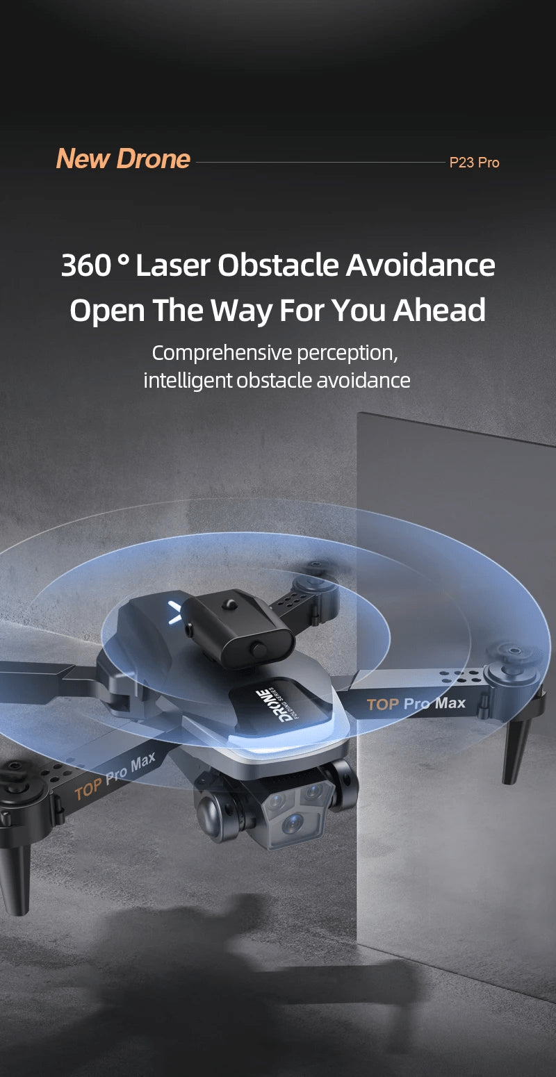 P23 Pro Drone performance master 360 laser obstacle avoidance easy for beginners