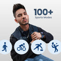 Zero Lifestyle smartwatch sports modes infographic