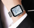 SKMEI digital watch black teal backlight display