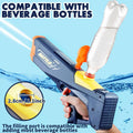 Battle Water Blaster blue LED lights glowing top view close-up