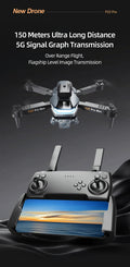 P23 Pro Drone dual camera system front and downward facing