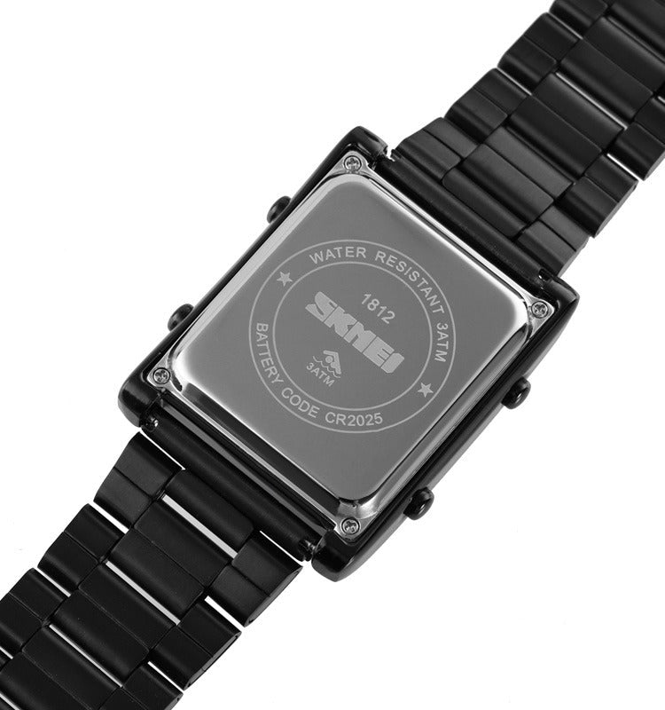 SKMEI 1812 Rose Gold Digital Watch close-up bracelet detail