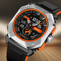 SKMEI Square Sport Watch Black front view clean product shot