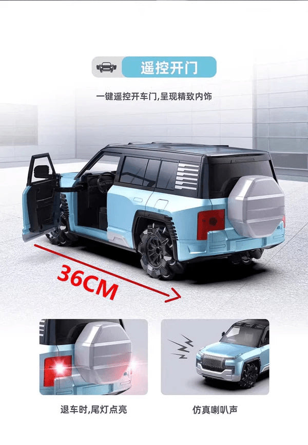MOKA U8 RC Electric SUV complete package with remote controller and EV charging station
