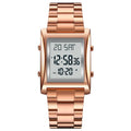 SKMEI 1812 Silver/Gray Rectangle Digital Watch front view