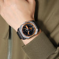SKMEI Square Sport Watch Black angled side view