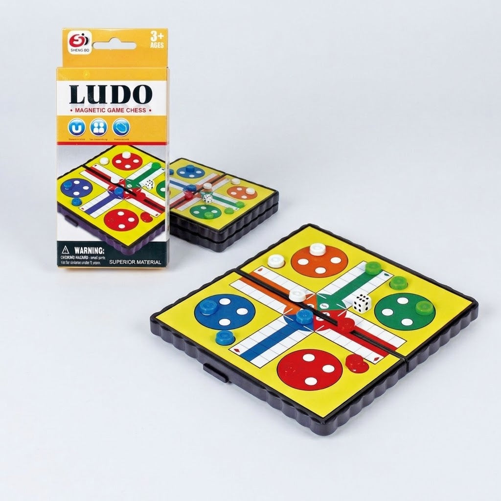 Magnetic Ludo Game Board – Portable Family Board Game for Kids & Adults