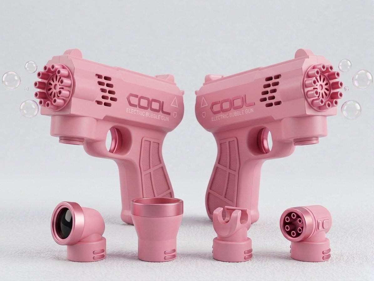 Flying Armor Bubble Gun blue in garden