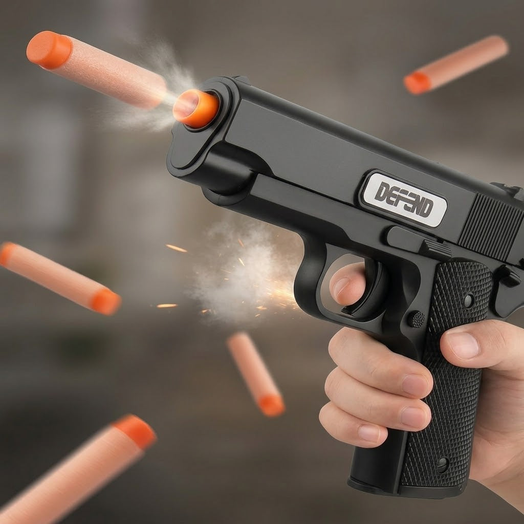Pump-Action Shell Ejecting Toy Shotgun