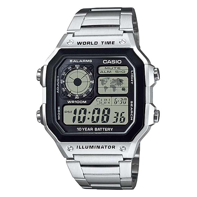 Casio AE-1200WHD Youth Digital Stainless Steel Watch