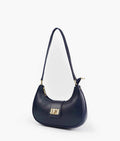 Bella Luxe Shoulder Bag in Olive Green - side view