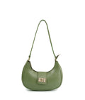 Bella Luxe Shoulder Bag in Pink - front view