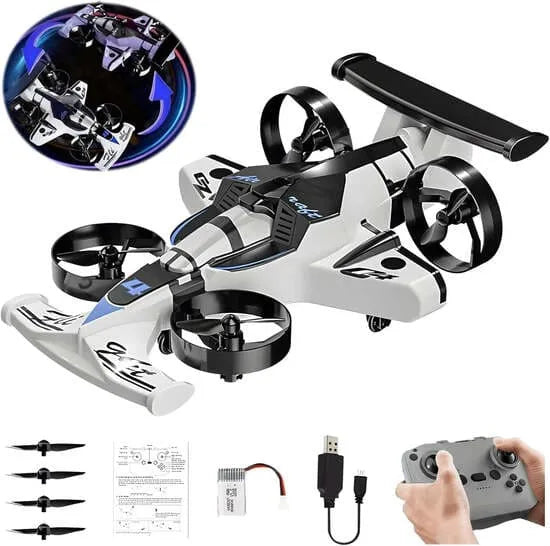 RC Drone Stunt Car with remote controller and accessories