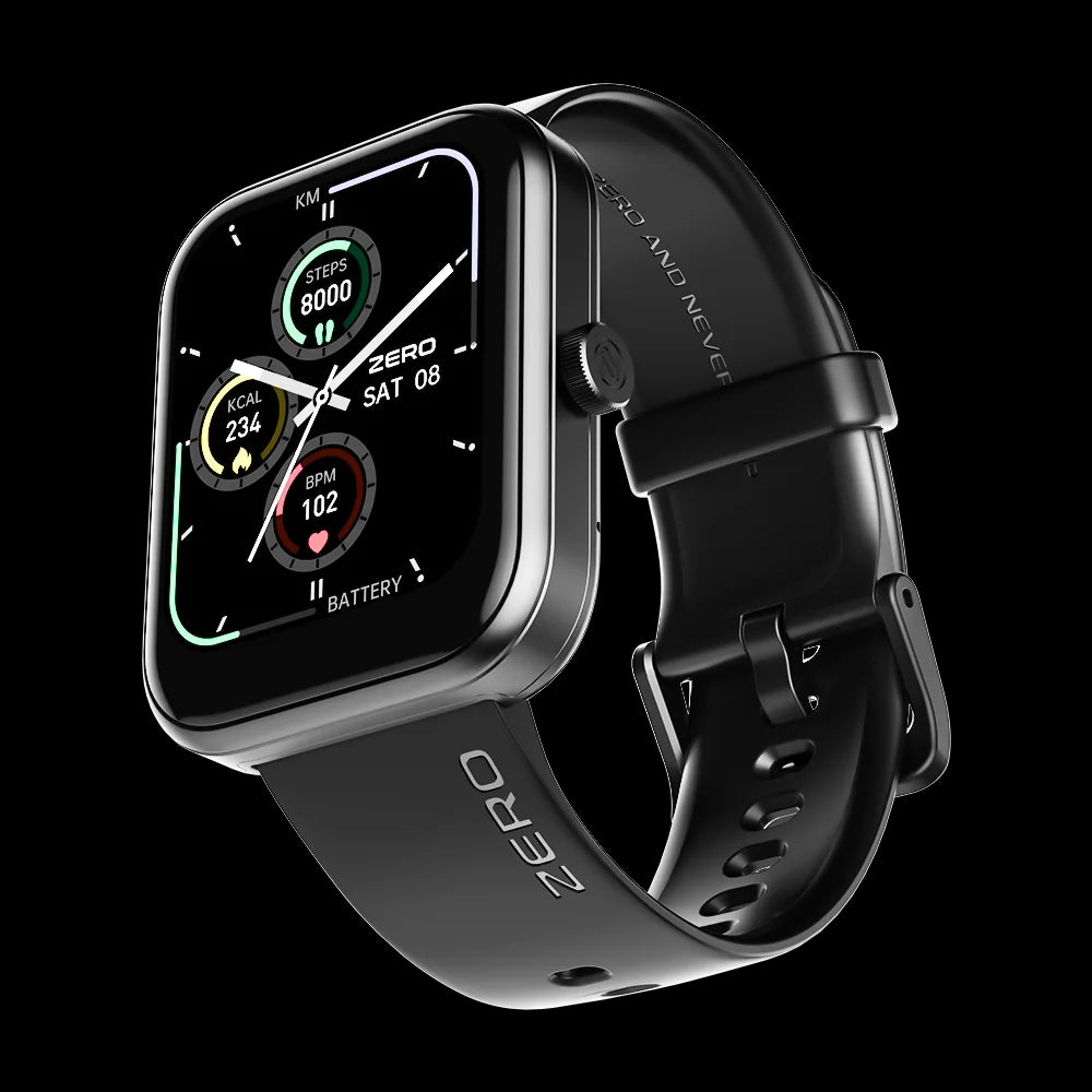 Zero smartwatch Red Berry color - front view