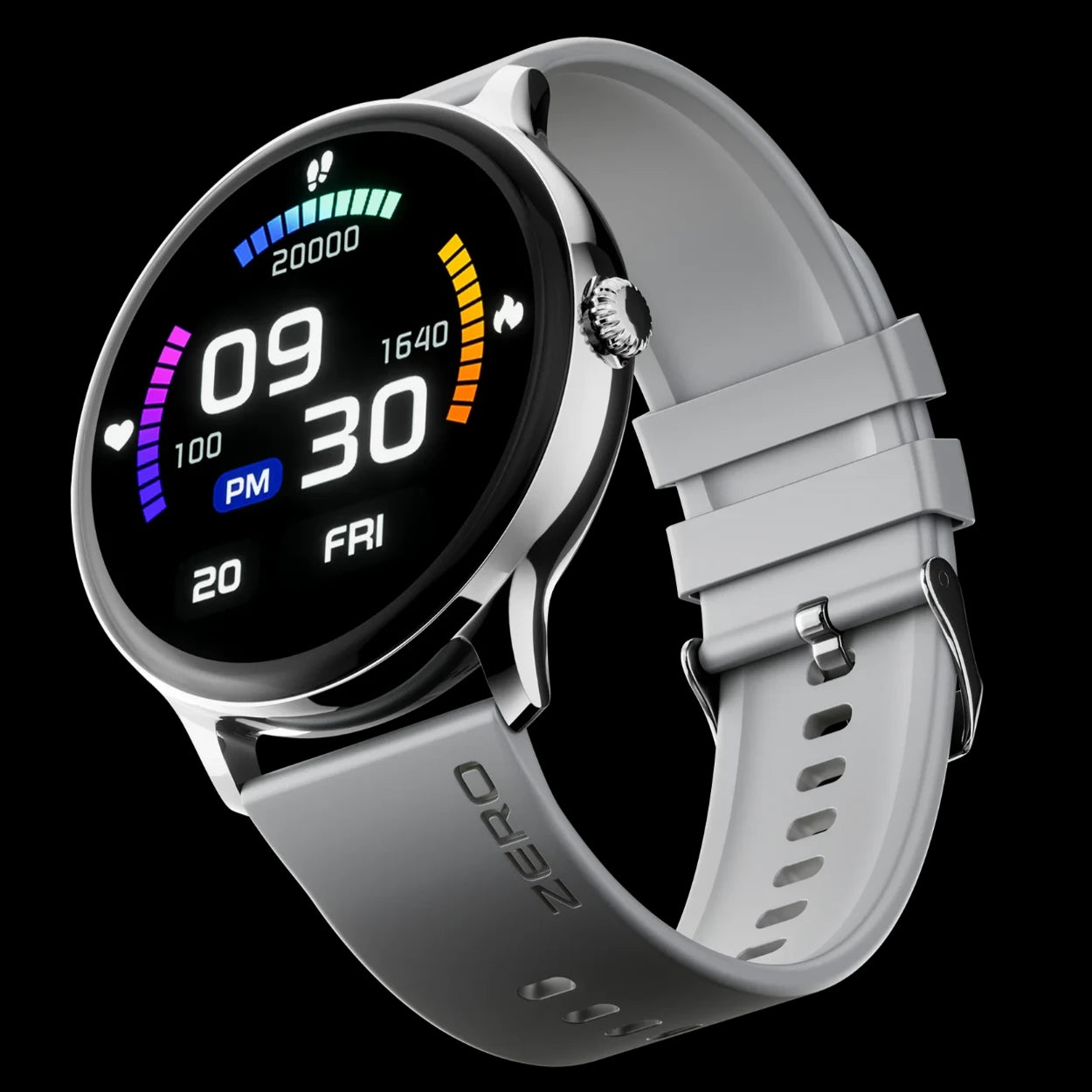 Zero GTR Mini Smartwatch Black - Front View