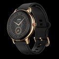 Zero smartwatch black gold front view