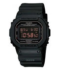 Casio G-Shock DW-5600MS All Black 200M Water Resistant Digital Watch