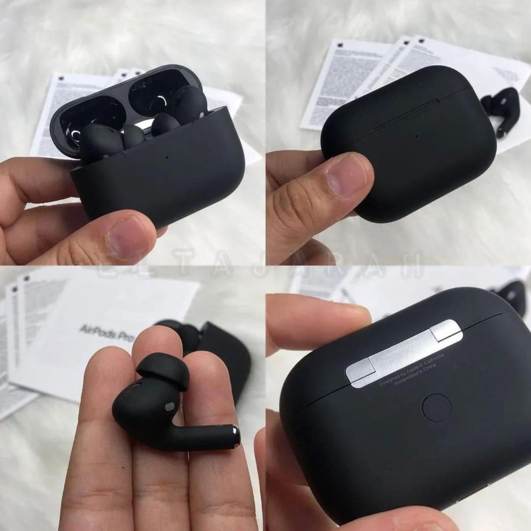Black Airpods with Long-Lasting Battery & Fast Charge - Air Pro 2